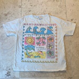 Zara‎ girls, tropical print T-shirt size 11/12.